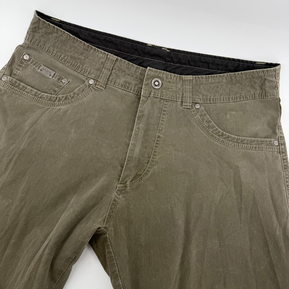 Kuhl Revolvr Pants Mens 34x32 Brown Uberkuhl Stretch Hiking Outdoor Utility